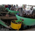 Технология обогащения золотой руды с использованием бегунов