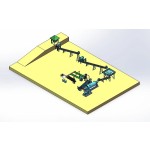 Процесс гравитационного разделения горных золотых руд