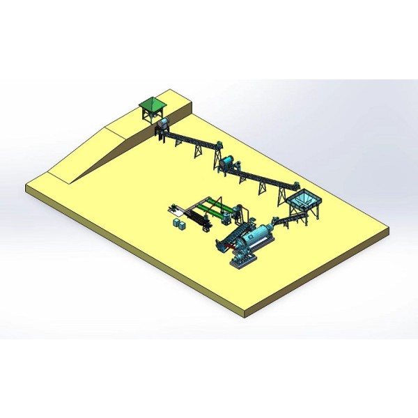 Процесс гравитационного разделения горных золотых руд